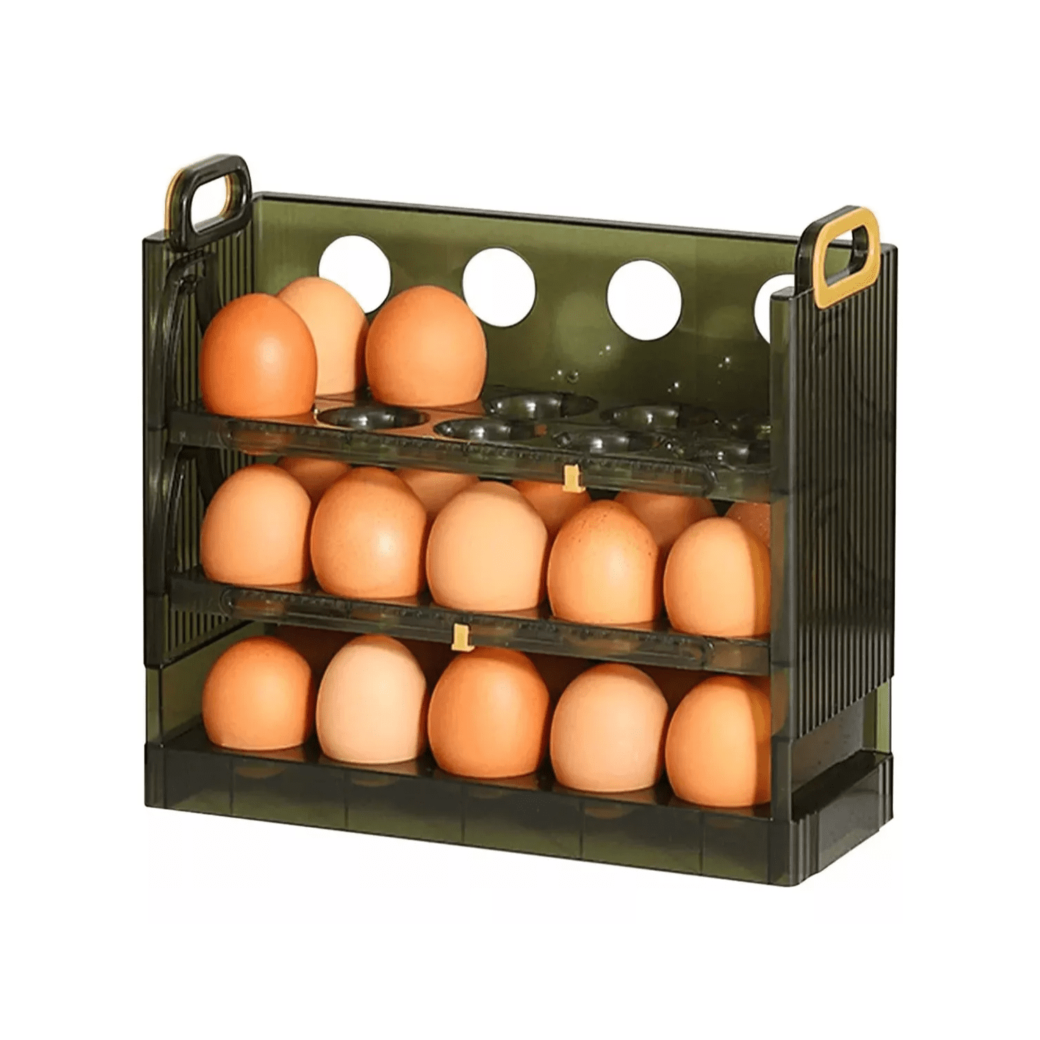 Importclick - Organizador Portahuevos 3 Niveles 30 Huevos 23x10 Cm