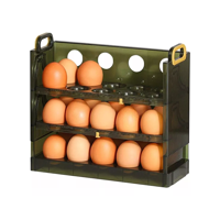 Importclick - Organizador Portahuevos 3 Niveles 30 Huevos 23X10 Cm