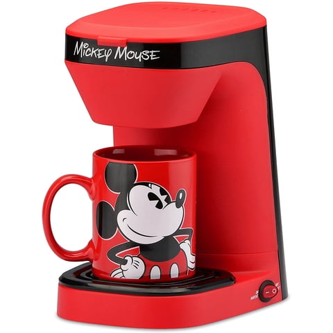 Cafetera De 1 Taza Disney Mickey Mouse Con Taza