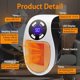 thumbnail image 3 of Space Heater M MITLINK Small Electric con termostato y temporizador, 3 of 6
