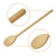 thumbnail image 3 of Juego de cucharas de madera BICB de 30 cm para mezclar madera de haya natural, 6 unidades, 3 of 9