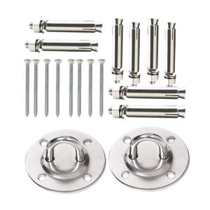 Magideal - Hamaca Kit Para Colgar Anclaje S De Montaje Para Yoga Gimnasia Montajes De Techo De Pared , Estilod