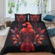 thumbnail image 1 of The Red Bird Duvet Cover Bedding Set Pillowcase Queen3-Piece Bedding Set, 1 of 5