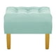 thumbnail image 5 of Sofa Retro 3c + 2 Pouf Felpa 01 Verde Agua, 5 of 6