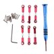 thumbnail image 1 of Ajuste WLtoys A959-B A969 1:18 Mejora De Varilla De Enlace De Dirección Juego De Piezas Accesorio Rojo, 1 of 5
