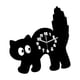 thumbnail image 1 of Reloj De Pared Con Forma De Gato, Ligero Y Silencioso, Para Colgar En La Oficina, La Granja, La Cafetería Y El Bar, 1 of 5