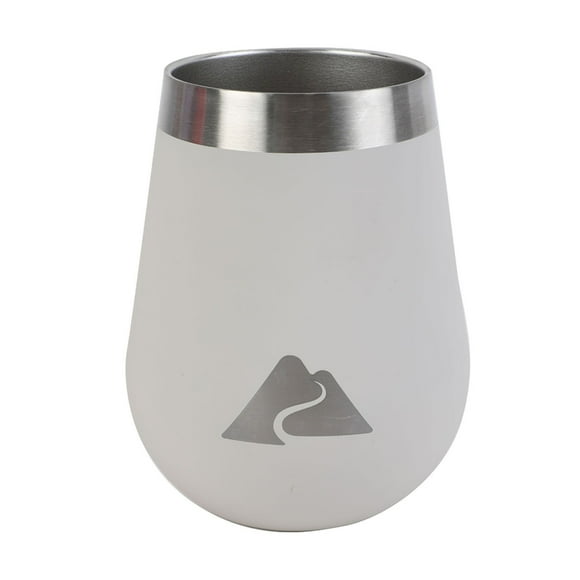 Vaso Pequeño Beige De Acero Inoxidable