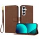 thumbnail image 1 of Funda Cartera para Samsung Galaxy A56 5G Tarjetero Soporte Magnético y Correa Marrón, 1 of 5