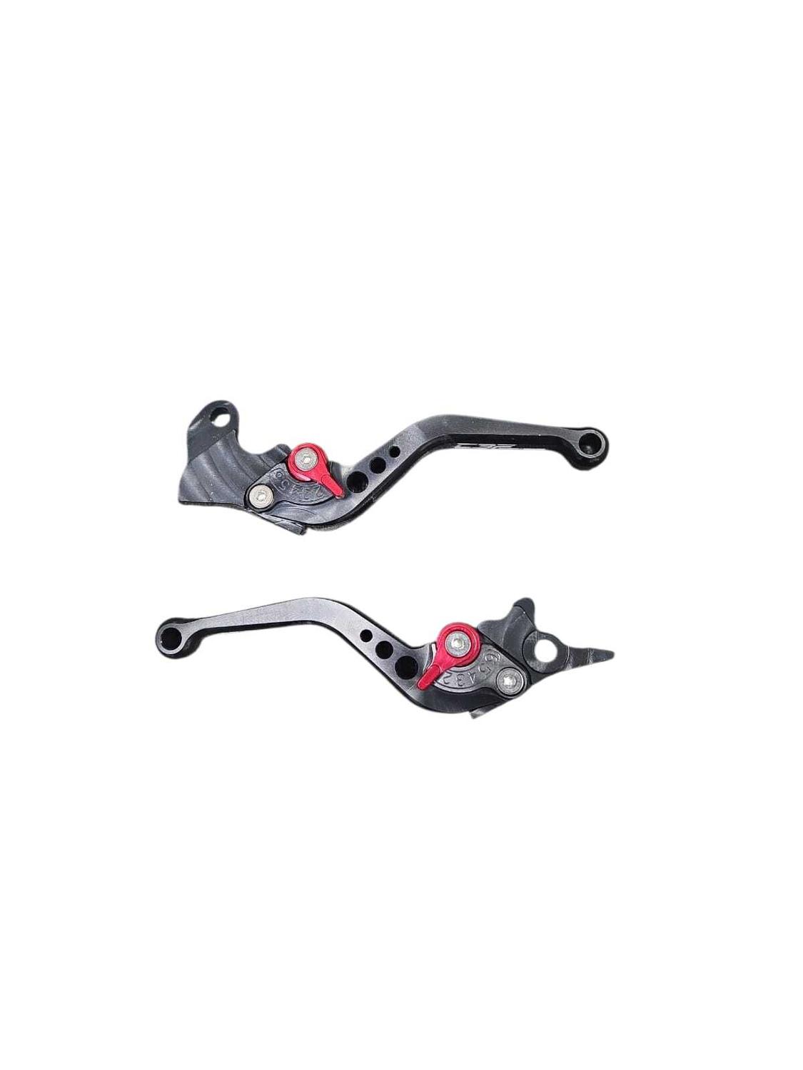 Genérico - Manillas Regulables Moto Honda Xr 125/ Xr 150/ Xr 190L Negro