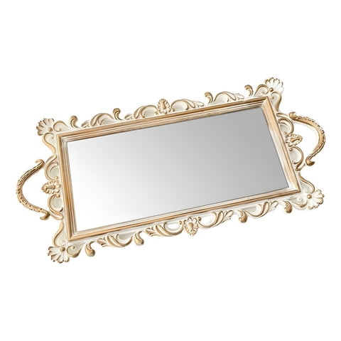 Genérico - Bandeja Decorativa Espejo Organizador Exposición Jhn