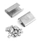 thumbnail image 1 of Sellos de flejado QWORK para correas de acero de 5/8 pulgadas de ancho, 500 unidades, 1 of 8