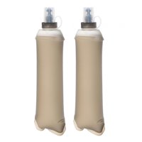 Magideal - 2X Bolsa De Botella De Agua Plegable Suave, Bolsa De Agua Plegable Para Botella De Bebida, Botella De Agua Plegable Para Gimnasio Ciclismo Equitación Gris