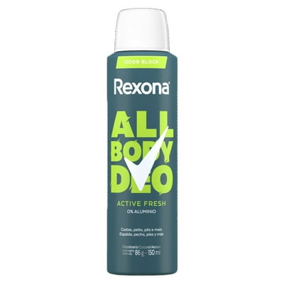 Rexona All Body Deo Aerosol Active Fresh 150Ml