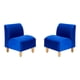 thumbnail image 1 of Set Poltrona Soft 1C Felpa 05 Azul Rey, 1 of 5