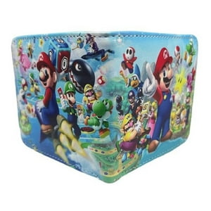Billetera Bioworld Original Mario Bross Azul