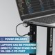 thumbnail image 3 of Soporte para laptop Reloop AMS con hub USB-C PD negro, 3 of 8