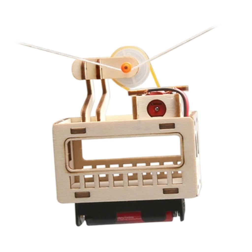Magideal - Teleférico Turístico Rompecabezas De Madera Ciencia Artesanía Cognitiva Proyecto Divertido Autoensamblado Kits De Modelos De Madera Regalos Creativos