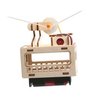 Magideal - Teleférico Turístico Rompecabezas De Madera Ciencia Artesanía Cognitiva Proyecto Divertido Autoensamblado Kits De Modelos De Madera Regalos Creativos