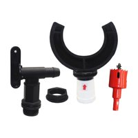 Magideal - Sistema De Recolección De Agua Kits De Conector De Barril De Lluvia Sistema De Recolección De Para Tareas Al Aire Libre, Fácil De Insta Grifo Colector De 110 Mm