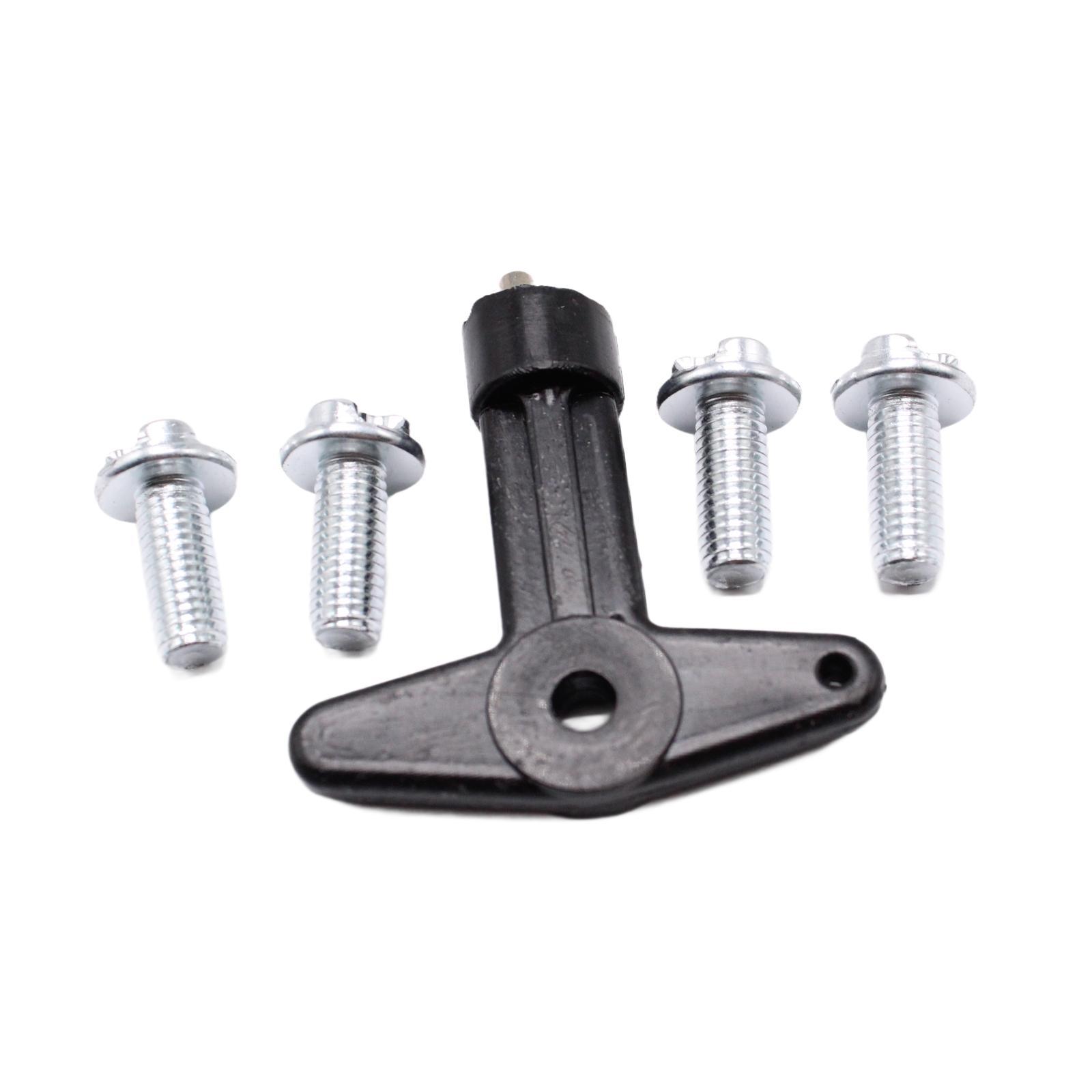 Magideal - Tornillo De Tapón De Rueda Juego De Pernos Aleación Con Llave Función Antidesgaste Instalación Práctica Para Reparación Y Repuestos Mantenimiento