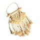 thumbnail image 3 of Pequeño Macramé Colgante De Pared Decoración Regalo Bohemio Para Oficina Apartamento Telón De Fondo 25x11cm Estilo C, 3 of 3