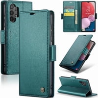 Caseme Tipo Cartera Samsung Galaxy M13 5G Con Cierre Magnético, Rfid, Tarjetero, Soporte, Carga Inalámbrica