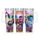thumbnail image 1 of Producciones de Sueños Vaso aislado de acero inoxidable con asa, diseño temático, regalo para familia, amigos y fans; incluye pajita y encaja en el portavasos estándar, 40 oz, 1 of 6
