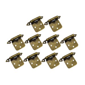 Bothyi - 10 Bisagras De Cierre Automático Para Gabinetes De Cocina, De Bronce Antiguo.