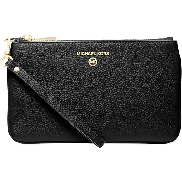 Michael Kors Jet Set Charm Medium Top Zip Wristlet -Negra-