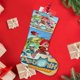 thumbnail image 4 of Defensores de Petronix Tema: Calcetines de Navidad, fino lino blanco para colgar en escaleras y chimenea, decoración navideña para el hogar, regalo de Navidad.54cm×38cm, 4 of 5
