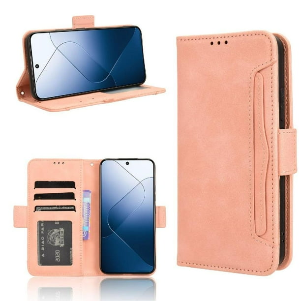 Funda Tipo Billetera FOXDOCK para Xiaomi 14 – Tapa Flip con Tarjetero