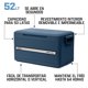 thumbnail image 4 of Cooler plegable Coleman® Snap N Go de 55QT/52L, Azul Azul Sapphire, 4 of 8