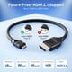 thumbnail image 2 of Cable Micro HDMI a HDMI 2.1 Cable Matters 1 ft 48 Gbps 8K, 2 of 3