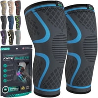 Rodillera Modvel Compression Para Mujeres Y Hombres, Paquete De 2