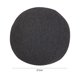thumbnail image 4 of Almohada TOV Furniture Boba negra de bouclé, 23 cm, textura suave, 4 of 4