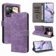 thumbnail image 1 of Funda Billetera para BLU Bold N4 con Soporte - Cartera de Cuero con Ranuras Morado, 1 of 5