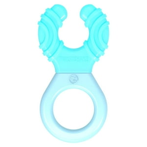 Twistshake - Mordillo 2M+ Aro Silicona Celeste 0-24M