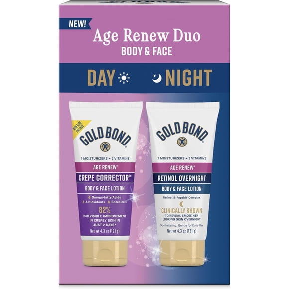 Set Locian Gold Bond Age Renew Duo 121g Crepe Corrector Retinol
