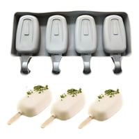 Genérico - Moldes De Silicona Para Helados Molde Paletas Helado