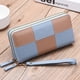 thumbnail image 5 of Cartera de mano de cuero con múltiples tarjeteros y cremallera de gran capacidad para viajes, 5 of 5