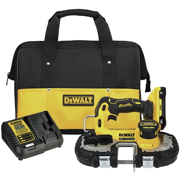 Sierra de cinta DEWALT ATOMIC 20V MAX* inalámbrica sin escobillas de 1-3/4 pulgadas