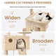 thumbnail image 3 of Condominio Cat Tree Tower SHA CERLIN 165 cm para gatos de interior, color beige, 3 of 9