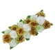 thumbnail image 1 of Ramo De Corredor De Mesa Con Panel De Flores Rosas De Arco Para Boda Dorado Y Blanco, 1 of 5