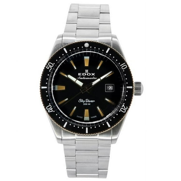 Reloj Skydiver Edición Limitada Automático De Buceo Con Esfera Negra 80126357rnmnirb 300m Para Hombre 