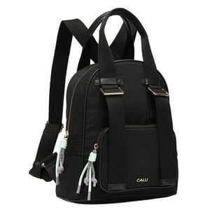 Calu Bags - Mochila Mujer Ophelia Pastel Negro Calu