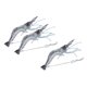 thumbnail image 1 of 3x Se?uelos Para Camarones Cebo Pesca Simulación Gambas Gancho De Agua Salada Transparente, 1 of 5