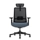 thumbnail image 2 of Silla Oficina Ejecutiva Ergonómica Krone Atenea Mesh gris oscuro, 2 of 8