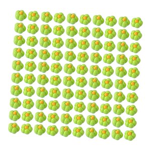 Bothyi - 100 Uds. De Mini Colgantes De Calabaza De Resina Para Manualidades, Funda De Teléfono, Álbum De Recortes, Verde