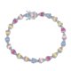 thumbnail image 1 of Pulsera de Tenis Colorida de 5 Mm de Ancho para Mujer, Pulsera de Cadena MultiColor con Circonia Cúbica 5A, Pulseras de Tenis de Plata Esterlina 925 para Boda, Aniversario, Graduación, 6-7 Pulgadas, 1 of 5