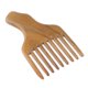 thumbnail image 4 of 4.7 "Desenredar Pelucas De Peine De Pelo De Elevación De Madera Trenza Afro Hair Pro Cepillo De Bolsillo, 4 of 5